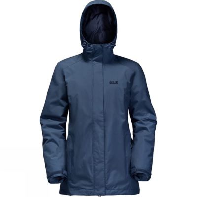 Chaquetas Jack Wolfskin Iceland 3-in-1 Mujer - Azules Oscuro - Chile OHD783150